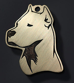 Tag for dog Dogo Argentino