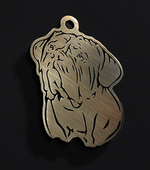 Tag for dog Dogue Bordeaux