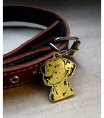 Tag with the image of a Dalmatian