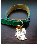 Адресник для котов и кошек с изображением породы Сфинкс