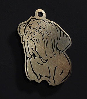 Tag for dog Dogue Bordeaux